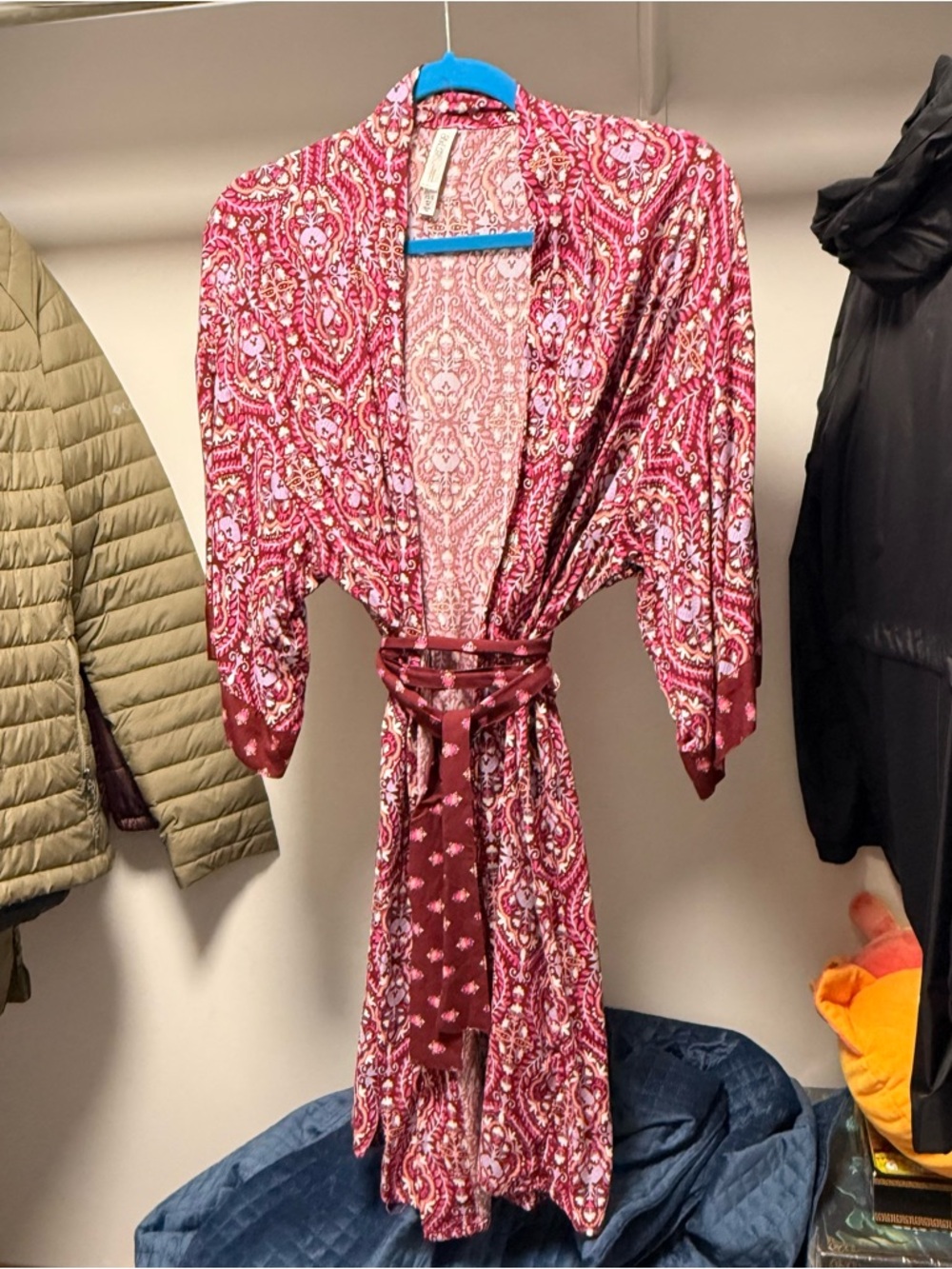 Target Gilligan & O'Malley Paisley Boho Kimono Robe | XS/S - Picture 5 of 6